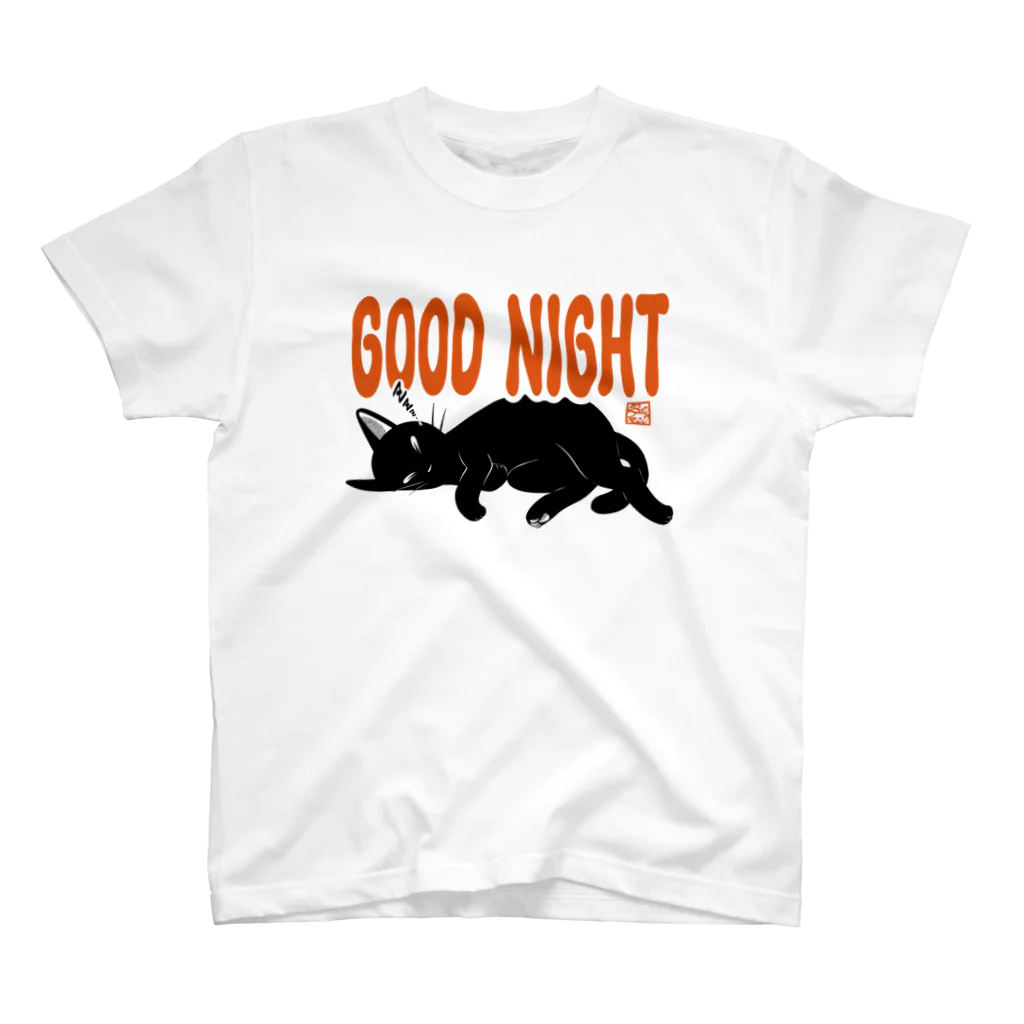 BATKEI ARTのGOOD NIGHT スタンダードTシャツ