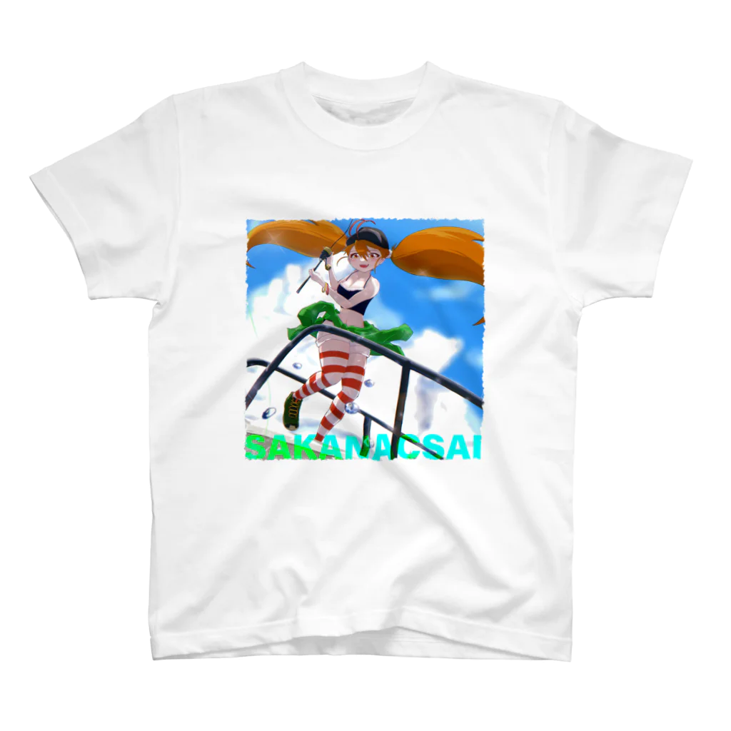 sakanacsai-サカナクサイ-のタルタルちゃん釣り2023夏 Regular Fit T-Shirt