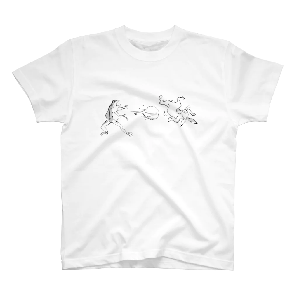 パワフルクリニックの鳥獣戯画のやつ Regular Fit T-Shirt