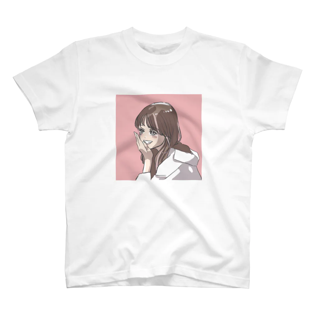 meiのいたずらな笑顔の女の子 スタンダードTシャツ