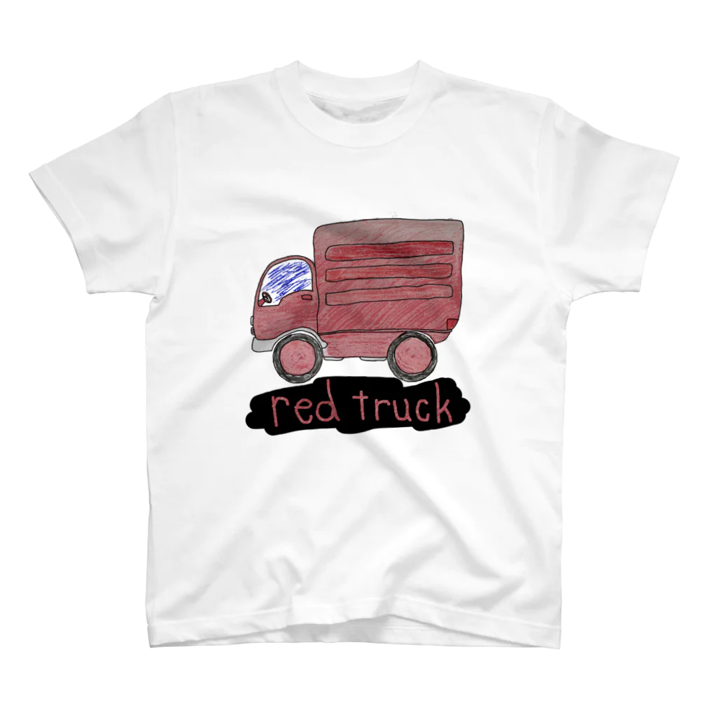 Andys Kidsこども英会話のRed Truck T-shirt Regular Fit T-Shirt