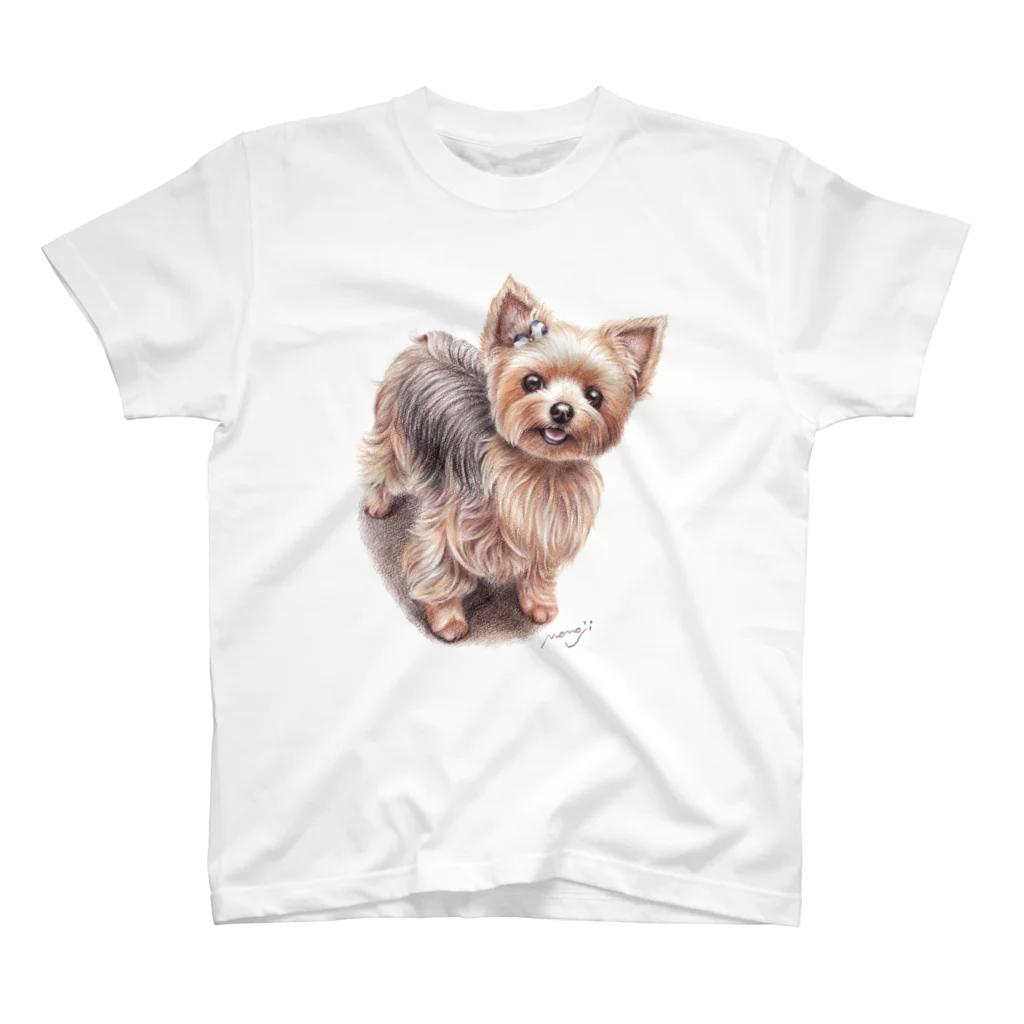 Momojiの犬画のヨーキー3 Regular Fit T-Shirt