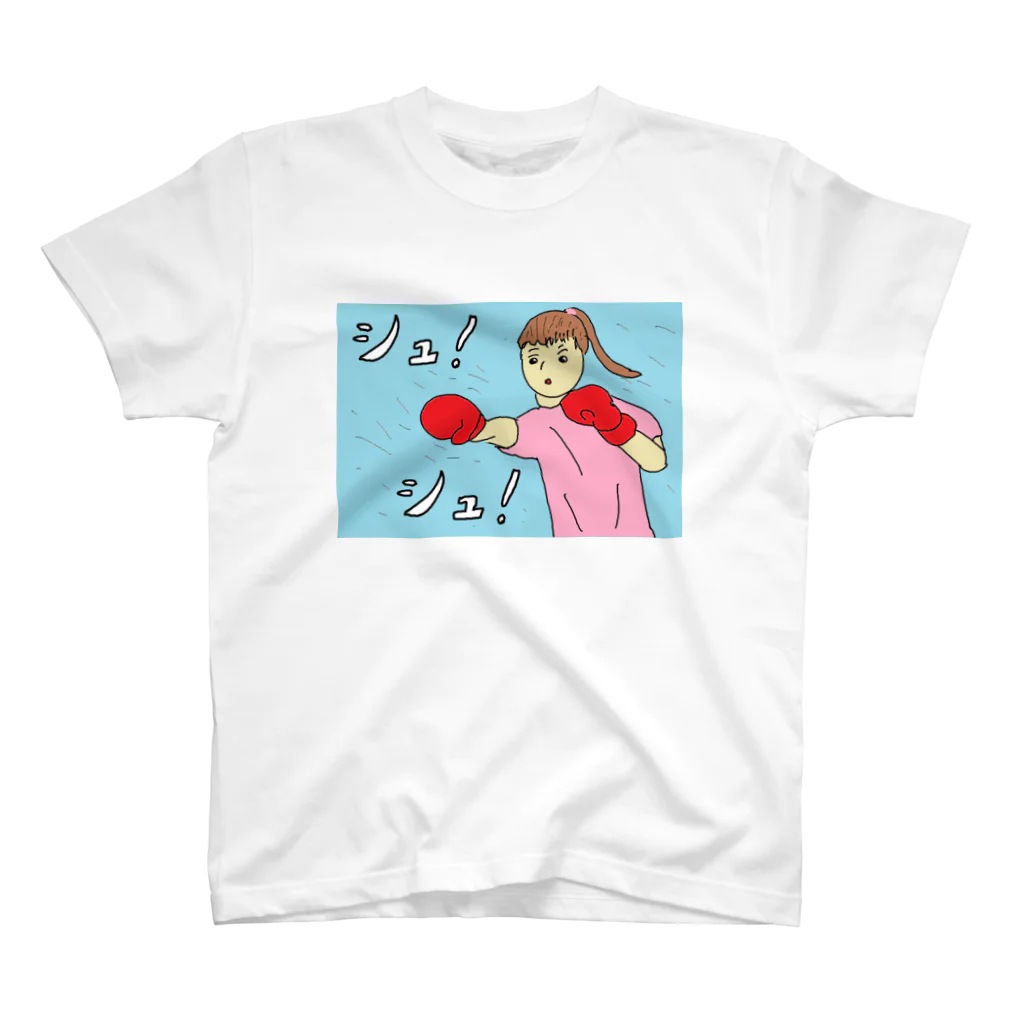 ターダイSHOPのポニーテールがシュ！シュ！ スタンダードTシャツ