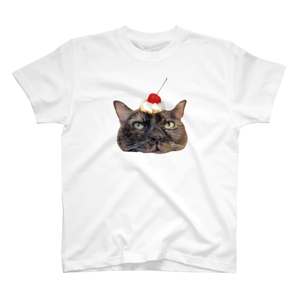 shop さびにすとのサビ猫ここあ スタンダードTシャツ