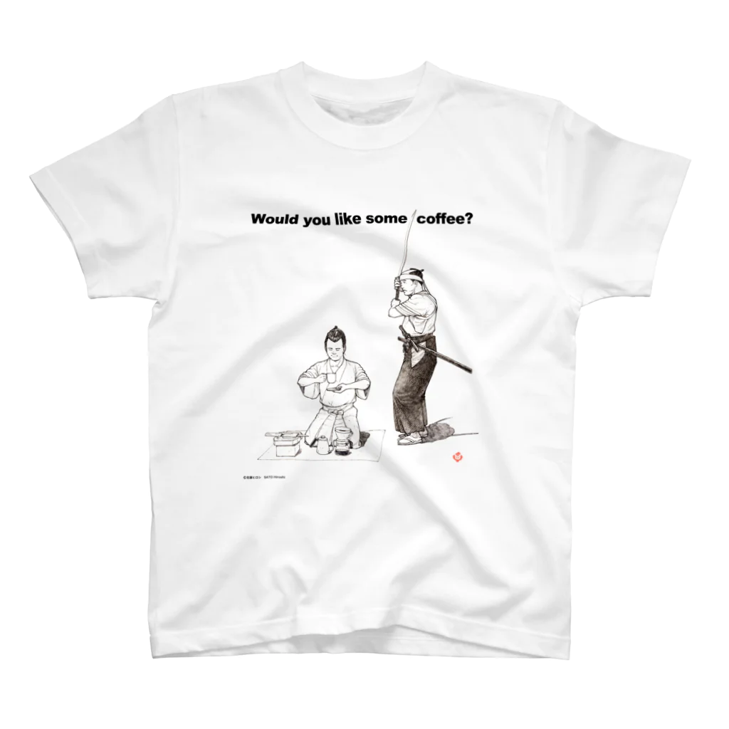 たぐち珈琲豆店 ノベルティ事業部のWould you like some coffee?_05 Regular Fit T-Shirt