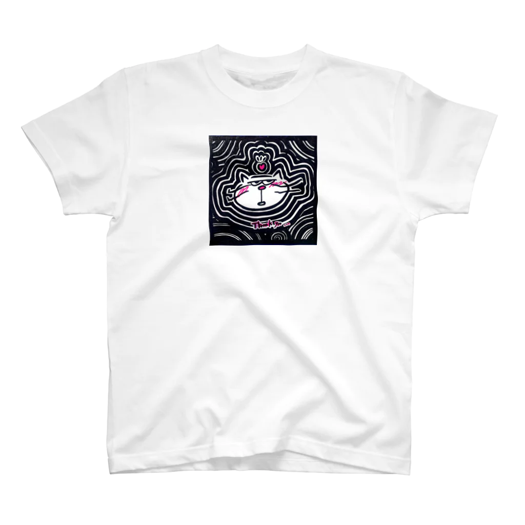 幸運のねこ。にょにょ。の幸運のねこ。にょにょ。no1.愛ってなんだ。 Regular Fit T-Shirt