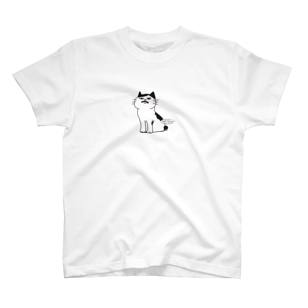 000megumi000のヒゲ猫 スタンダードTシャツ