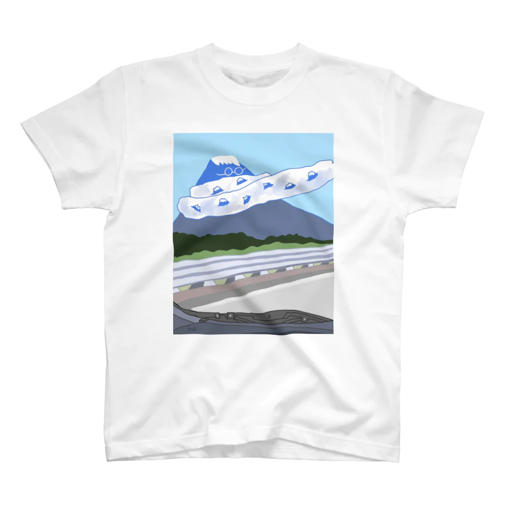 Meguuuの富士山くん Regular Fit T-Shirt