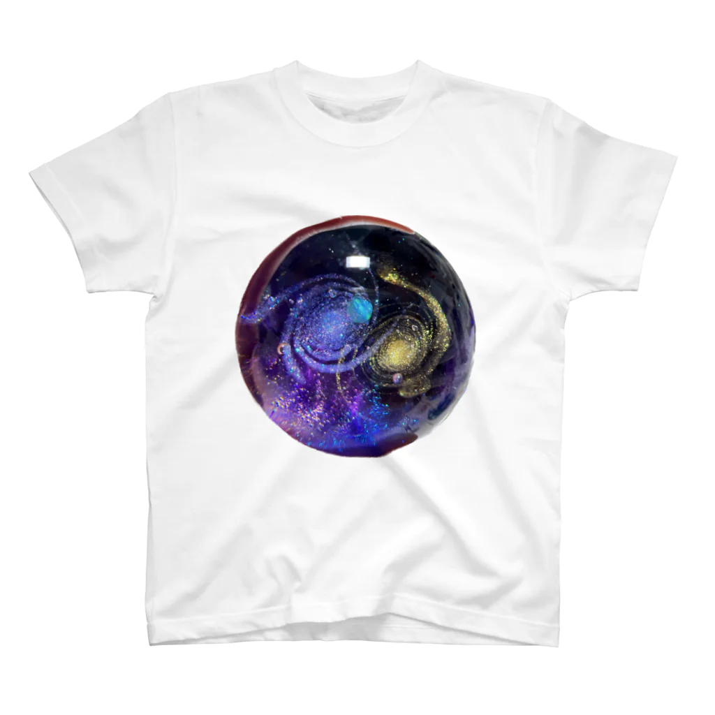 Ripples沖縄レジンアートの宇宙玉レジン スタンダードTシャツ