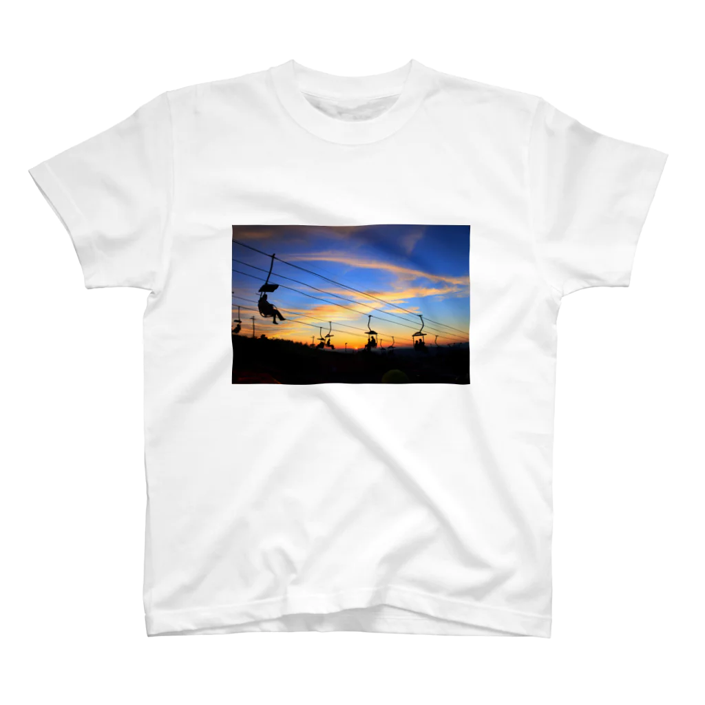 Kojima wataruの夕日 Regular Fit T-Shirt