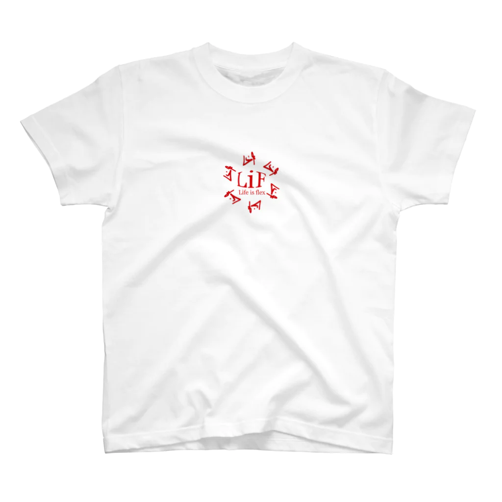 LiFのLiF distortion スタンダードTシャツ