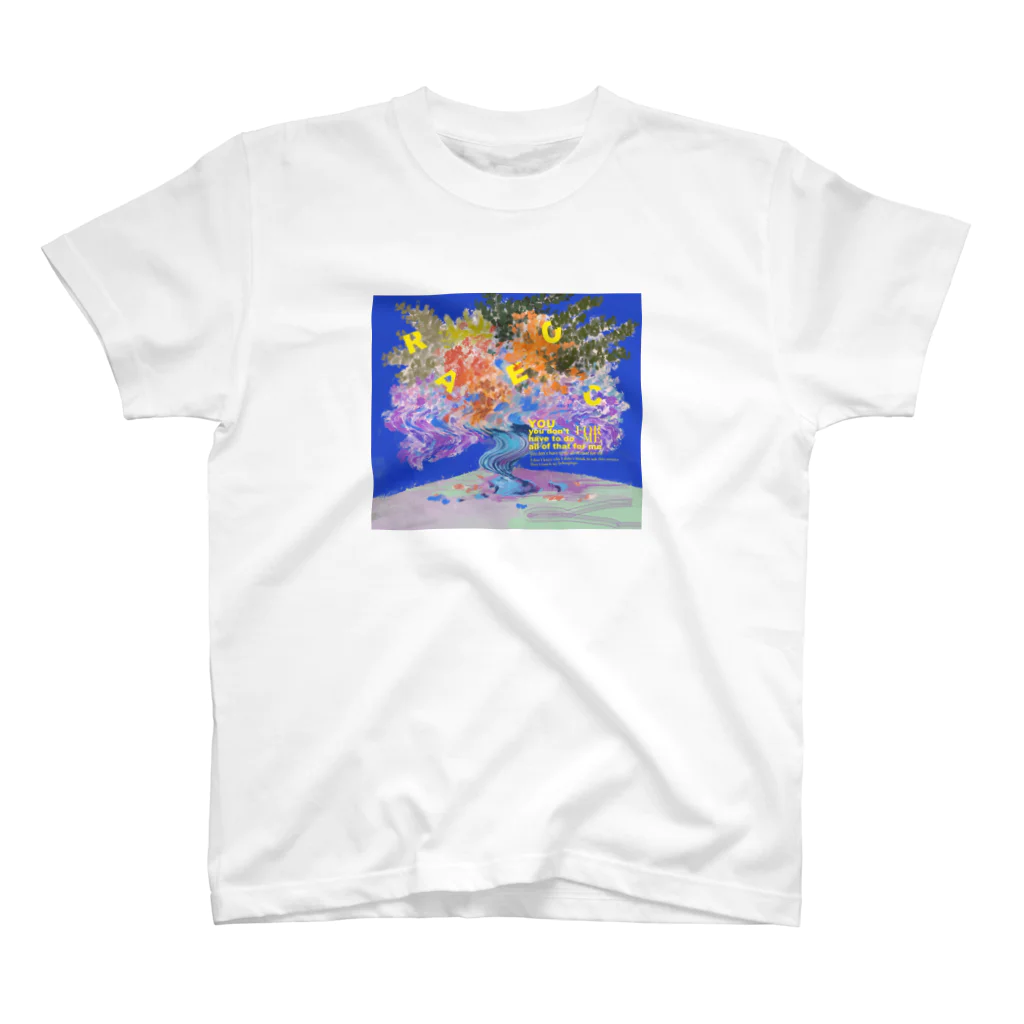 HATERUMOFUTOのwarp vase T スタンダードTシャツ