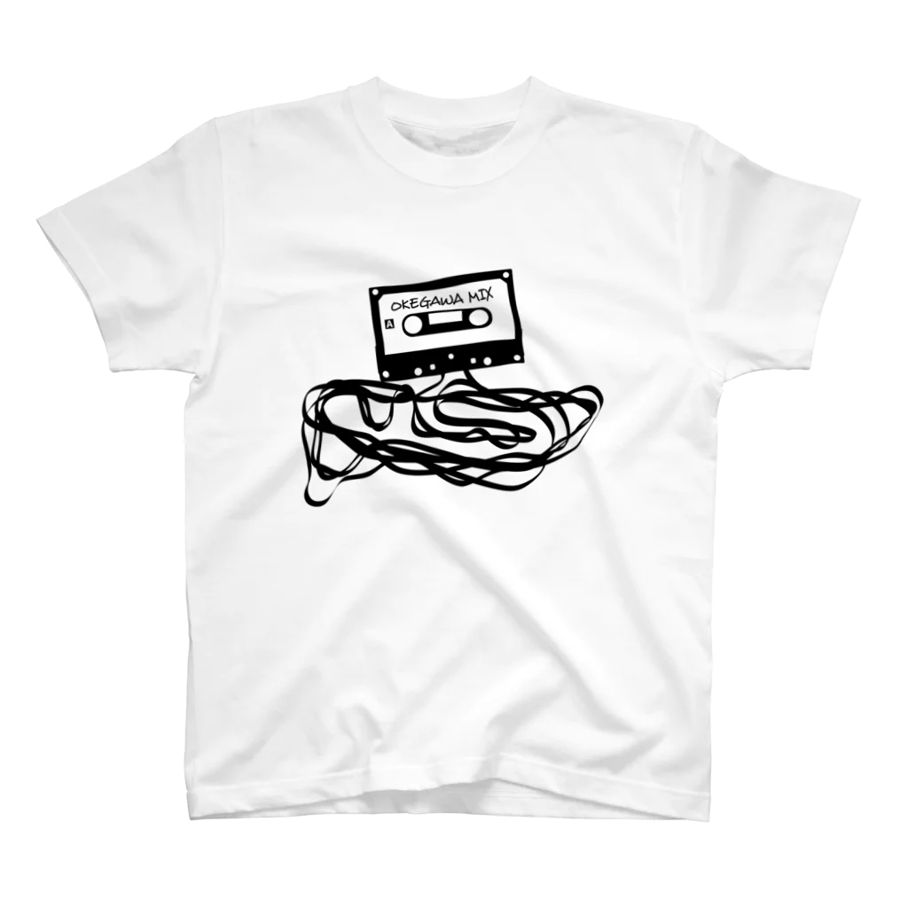 桶川スポーツランドのcassette tape スタンダードTシャツ