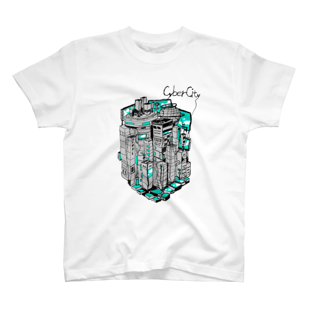 羽根の生えたてるてるのcybercity スタンダードTシャツ