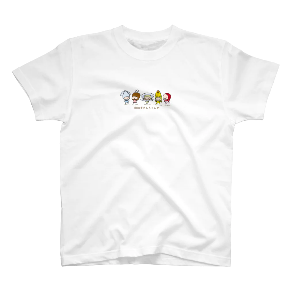 いそがしくてもメシのBBQずきんちゃんず スタンダードTシャツ