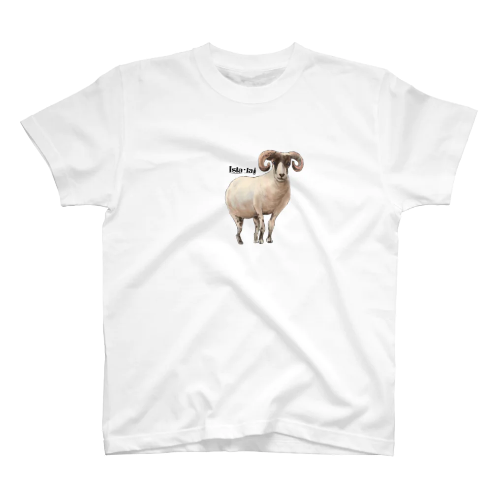 isla_laのひつじちゃんスタンダードTシャツ Regular Fit T-Shirt
