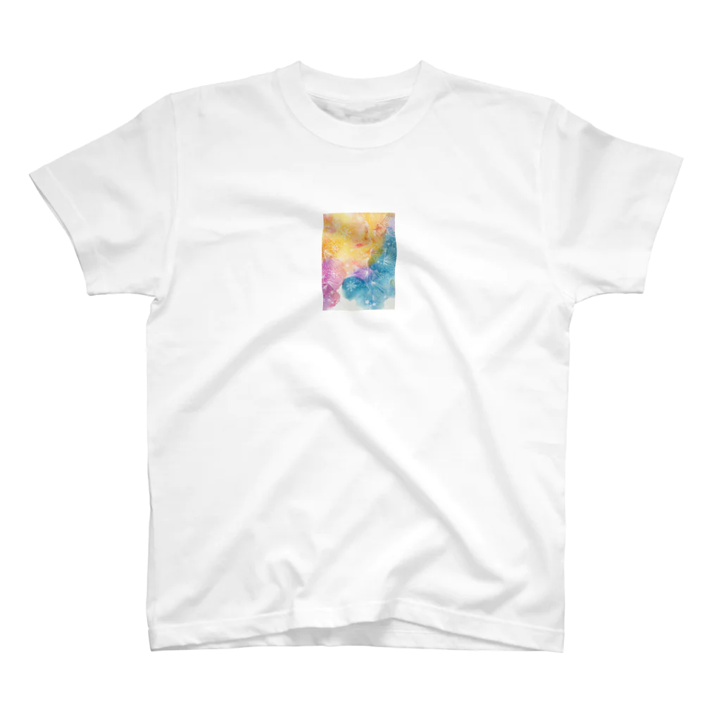 わんこわんこのキラキラ花２ スタンダードTシャツ