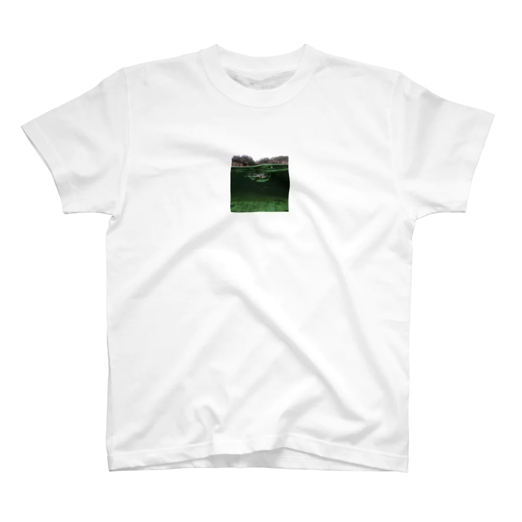 Sugai.Campers.Club.の水中にペンギンのおなか Regular Fit T-Shirt