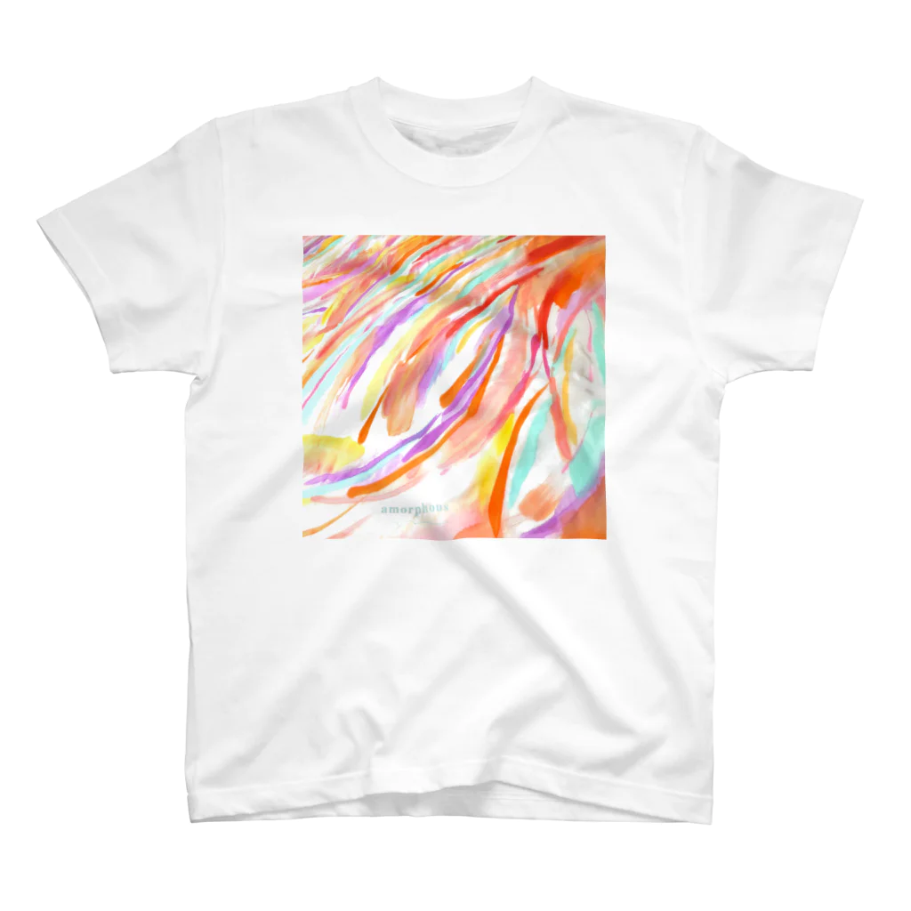 amorphousのW -えがおのしわ- シリーズ02 Regular Fit T-Shirt