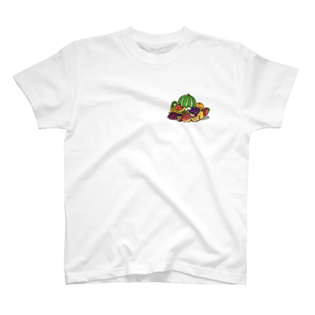 more fruitsのMORE FRUITS Regular Fit T-Shirt