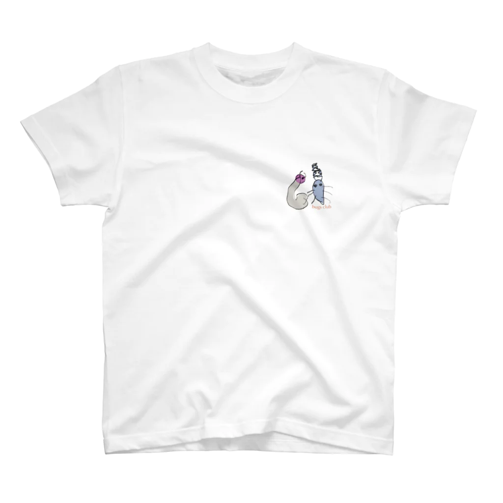 bugs club shopのone point コクワガタ スタンダードTシャツ