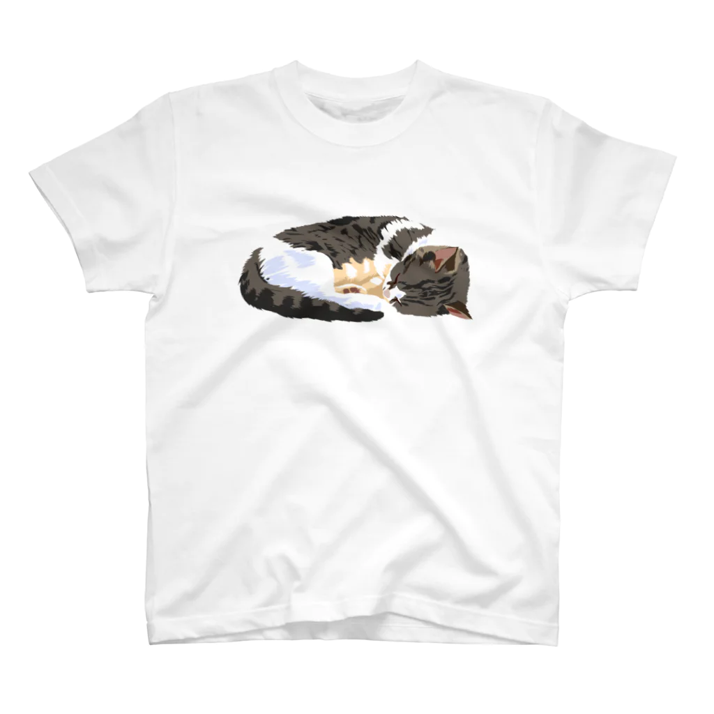 なはるんの丸まる猫 Regular Fit T-Shirt