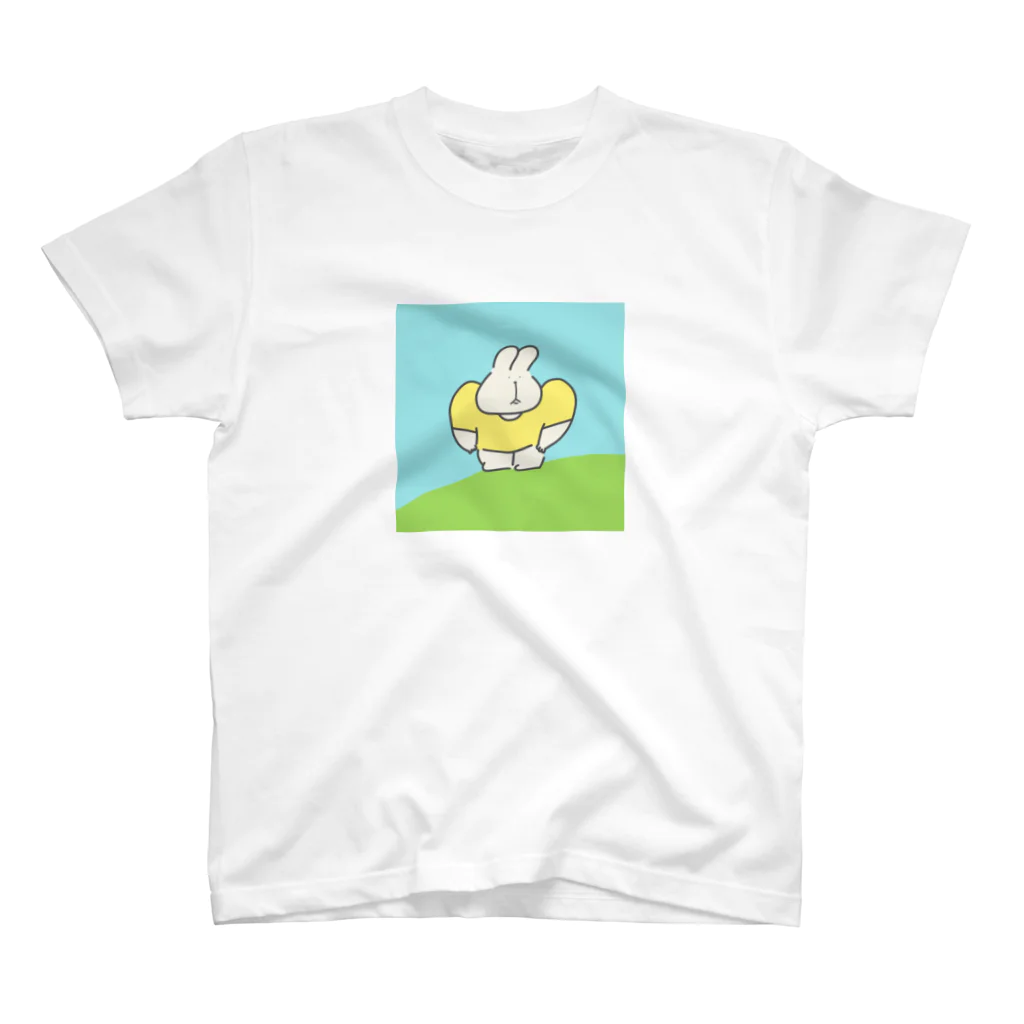 ひふみのいかり肩うさぎ スタンダードTシャツ