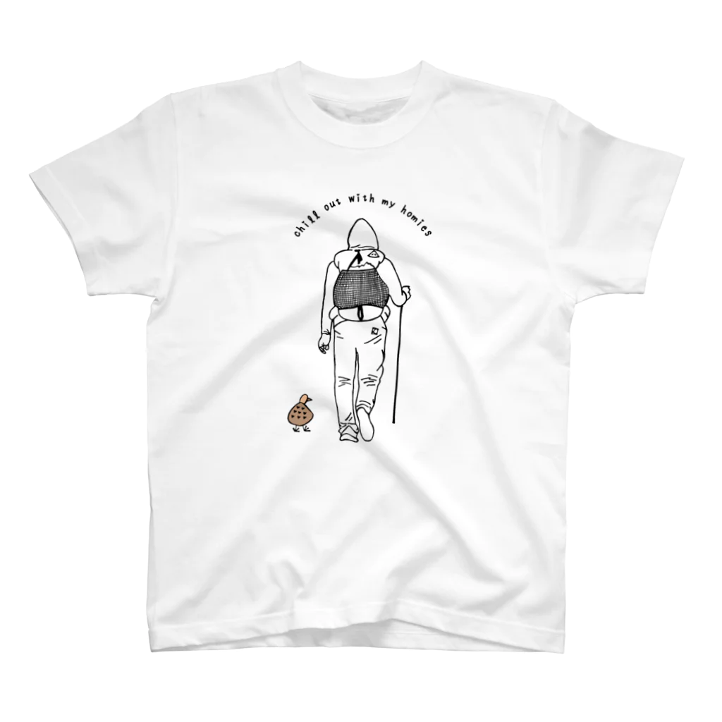 Wet wool smells like a beastのhomie_ Ptarmigan1 スタンダードTシャツ