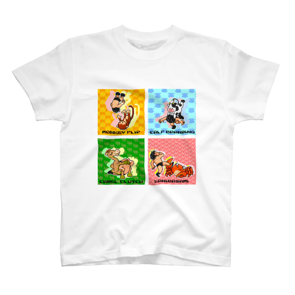 DOTSWRESTLERのWRESTLE ANIMAL スタンダードTシャツ