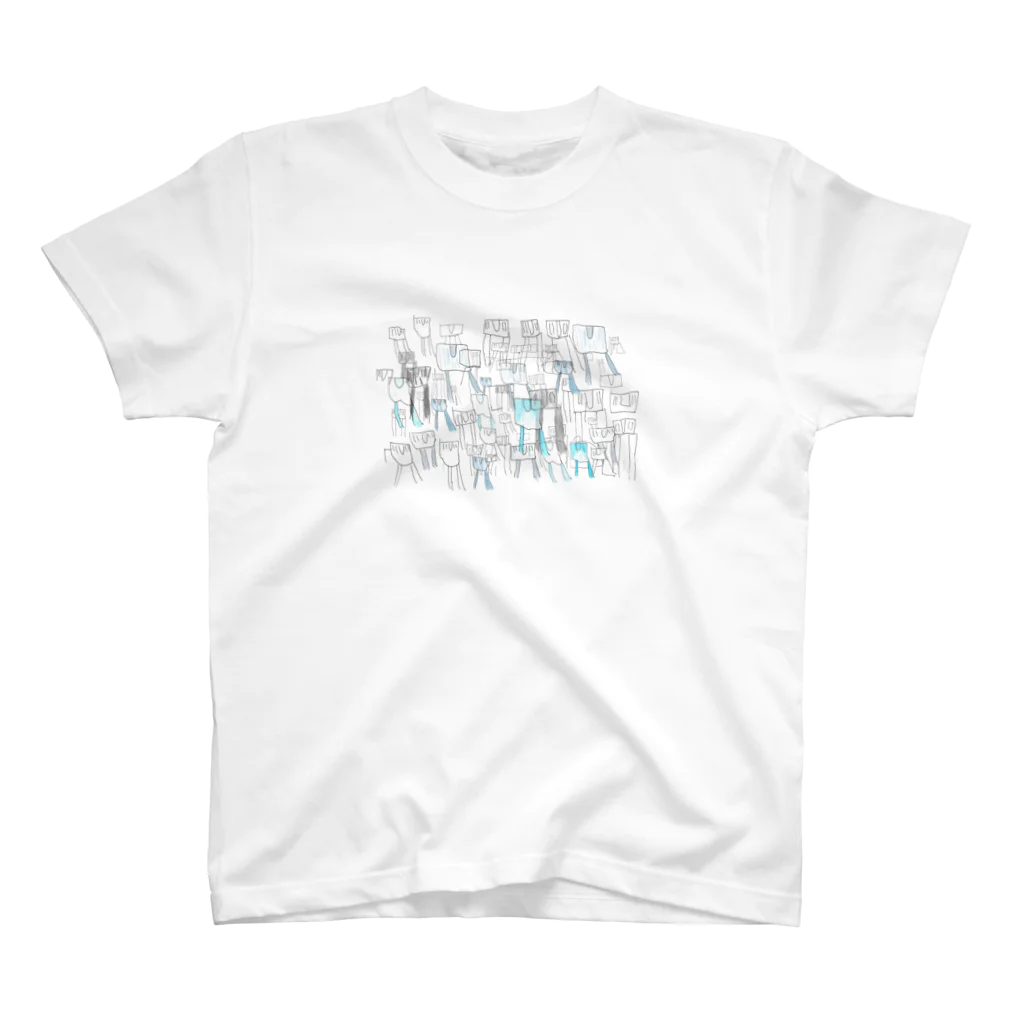 colmena-artのデニムいっぱい スタンダードTシャツ