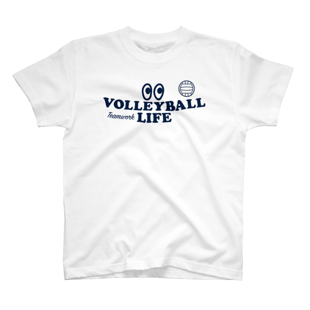 バレーボール・目玉・VOLLEYBALL・Tシャツ・デザイン・セッター・トス・アタッカー・ブロック・ポジション・部活・スポーツ・応援・有望