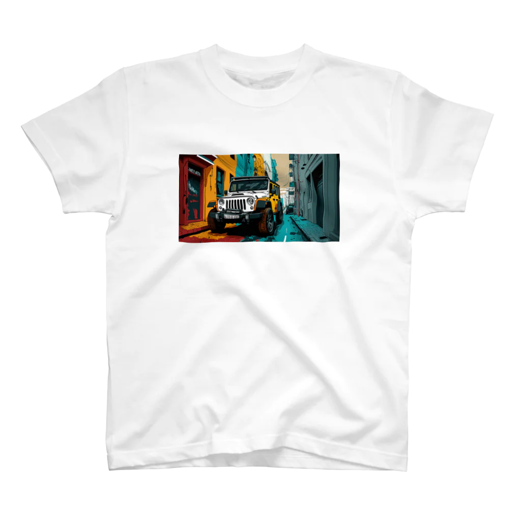 AI車屋のJeep Lover #2 Regular Fit T-Shirt