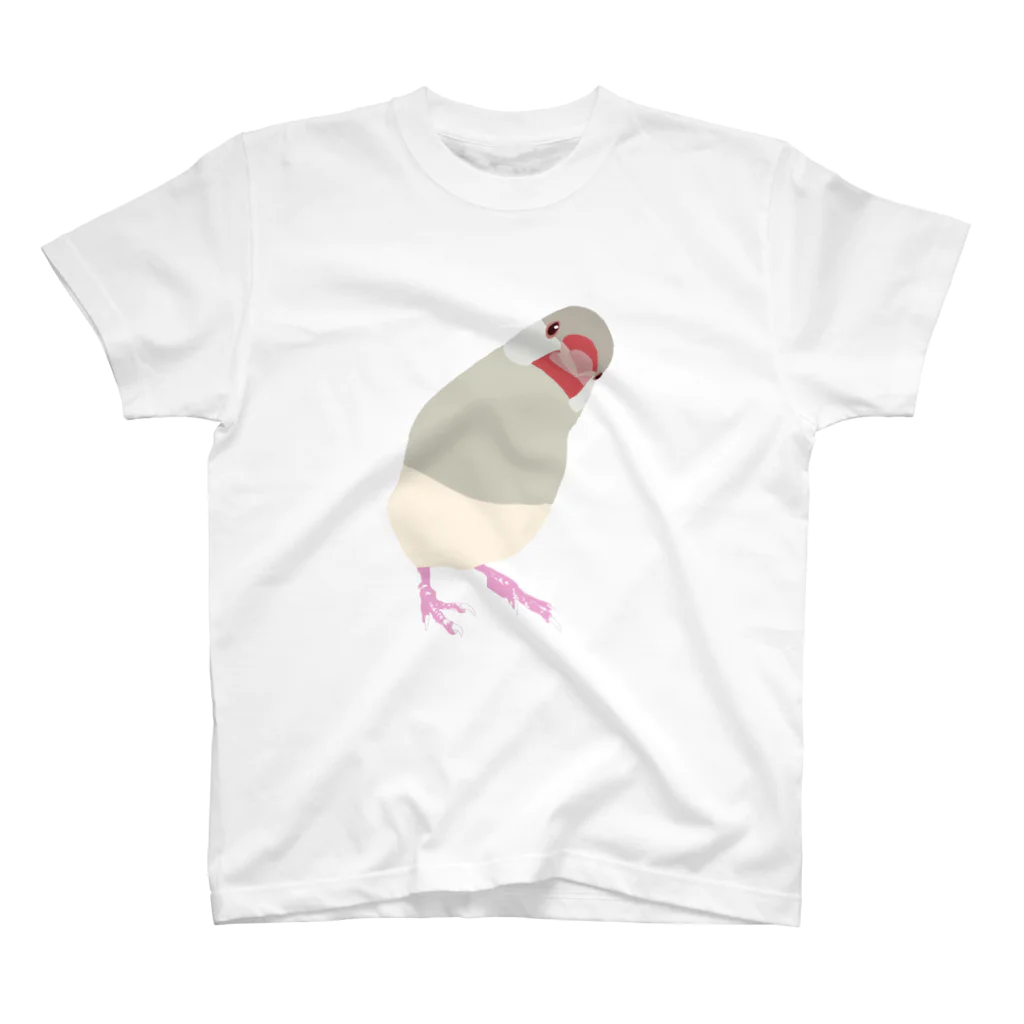 おしゃれぶんちょうのクリームイノ文鳥 Regular Fit T-Shirt