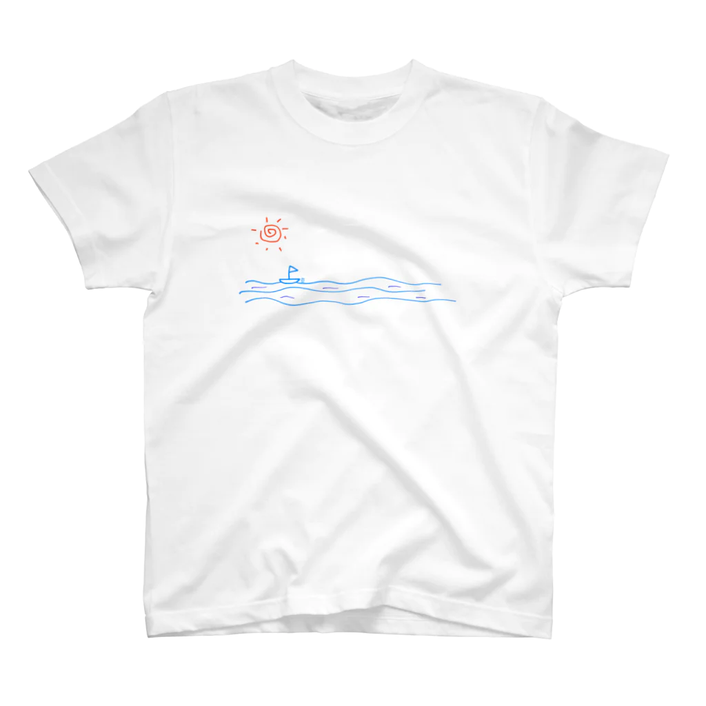 烏龍名海のうみふね Regular Fit T-Shirt