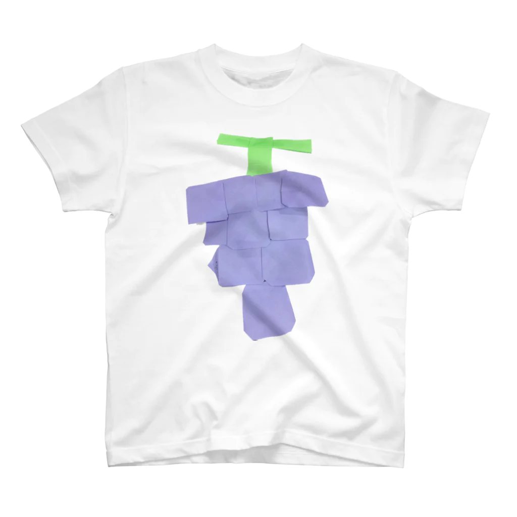 KidsArtの【子どもの絵】大きなぶどう Regular Fit T-Shirt