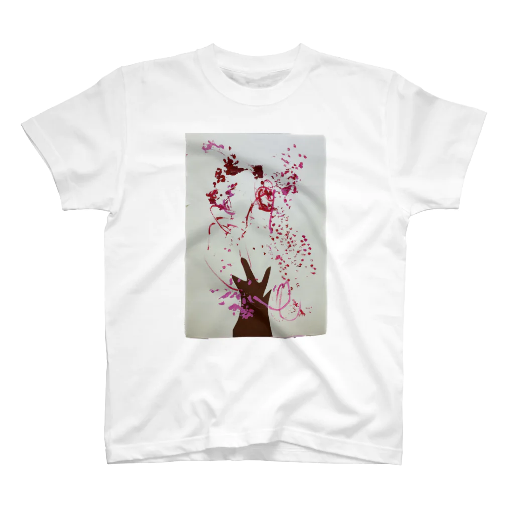 KidsArtの【子どもの絵】桜の木 Regular Fit T-Shirt