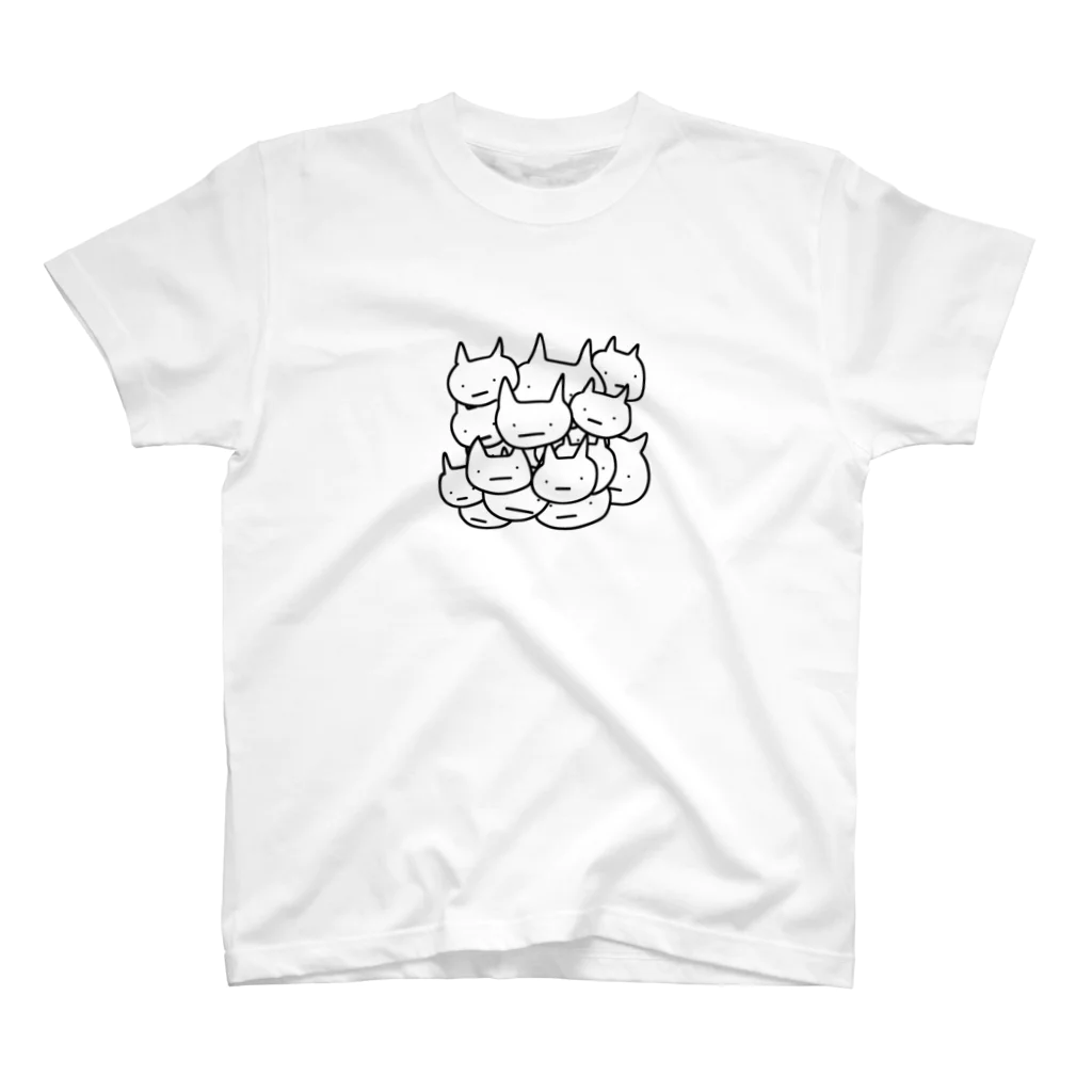 handmade asyouareの猫群 スタンダードTシャツ