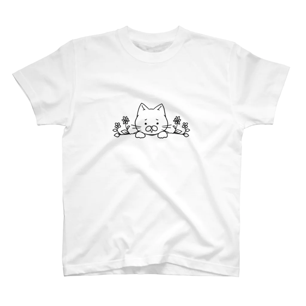 kuronecoの困り猫ちゃん黒 Regular Fit T-Shirt