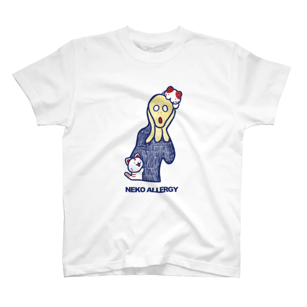 もりえーるのNEKO ALLERGY（ネコアレルギー） スタンダードTシャツ