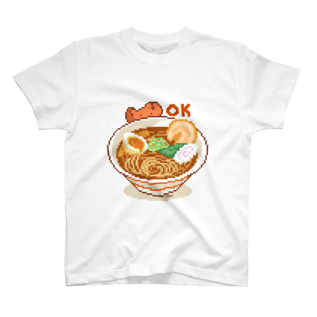 asahaのメンダコラーメン「メンメン麺」OK スタンダードTシャツ