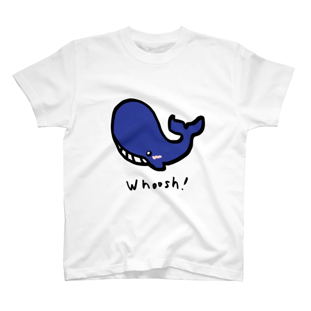 ＼ニッコリンチョ！！／のクジラと鳴き声 スタンダードTシャツ