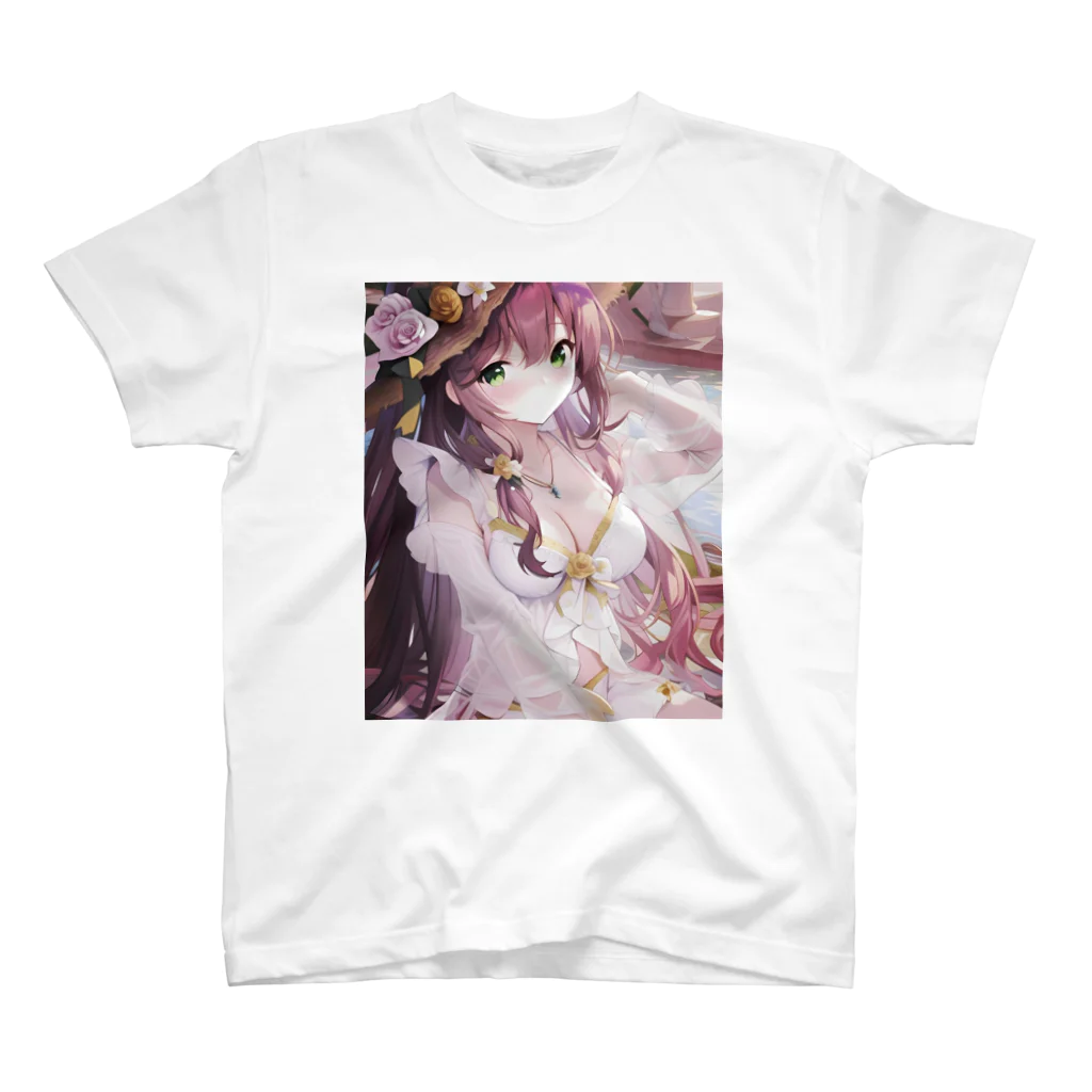 あゆはの華の妖精のかわいい女の子 スタンダードTシャツ