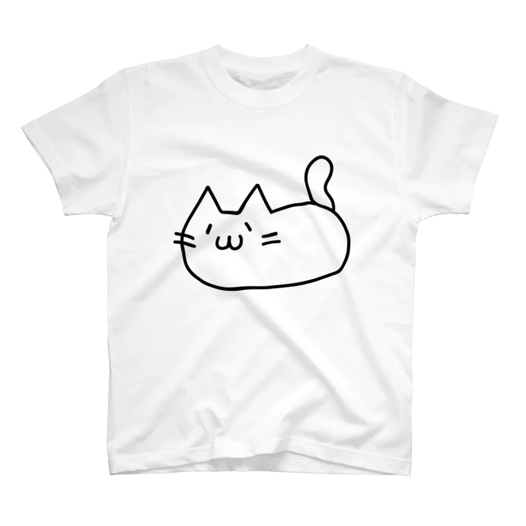 たっこのぺったん工房のゆるゆるねこちゃん スタンダードTシャツ