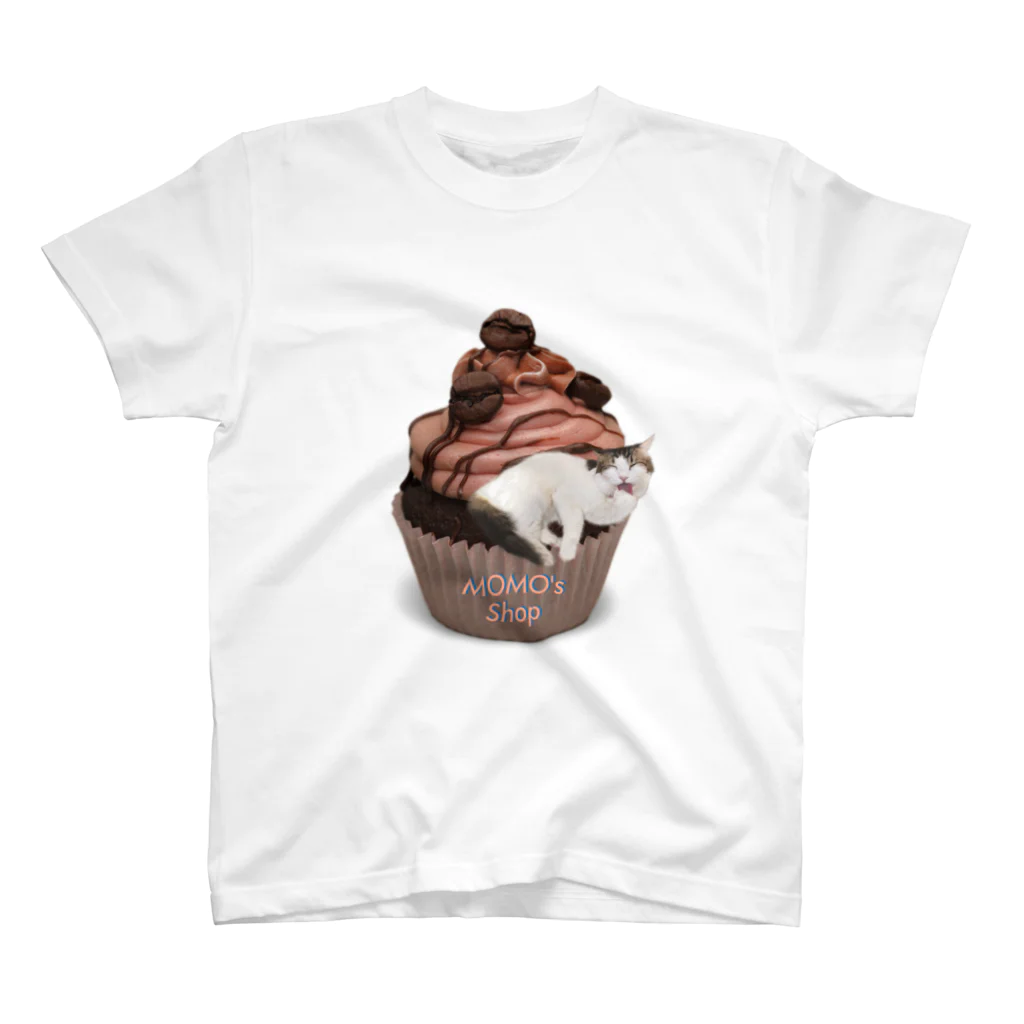 𝙈𝙊𝙈𝙊'𝙨 𝙎𝙝𝙤𝙥のMOMO's カップケーキ スタンダードTシャツ