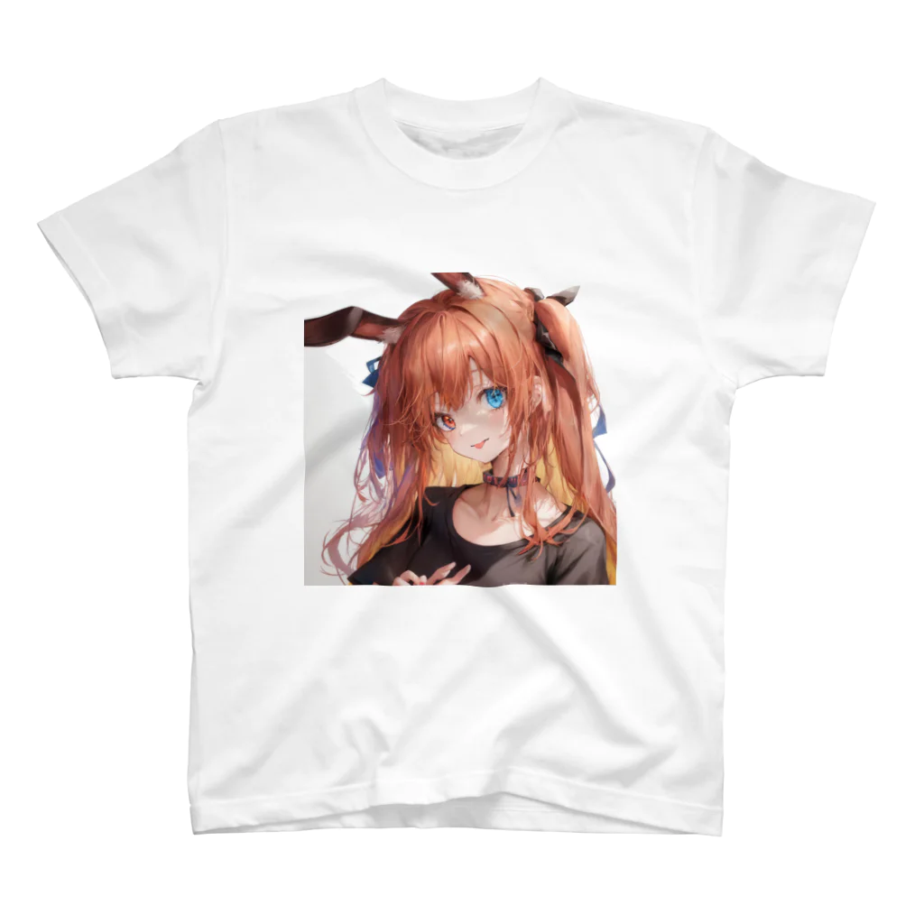 未来アニメスタジオのAIキャラクター9 Regular Fit T-Shirt