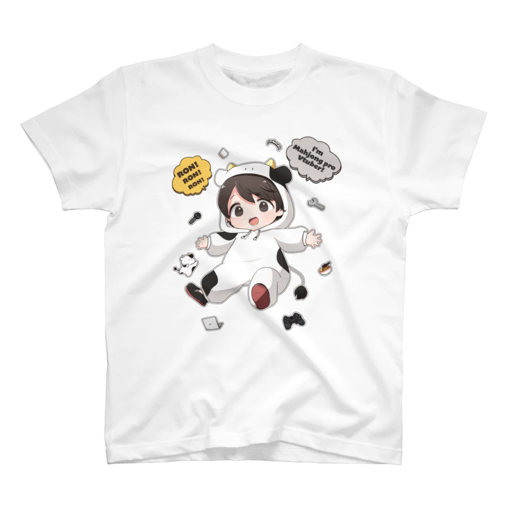 ゆるもたやのPOPなUSHI スタンダードTシャツ