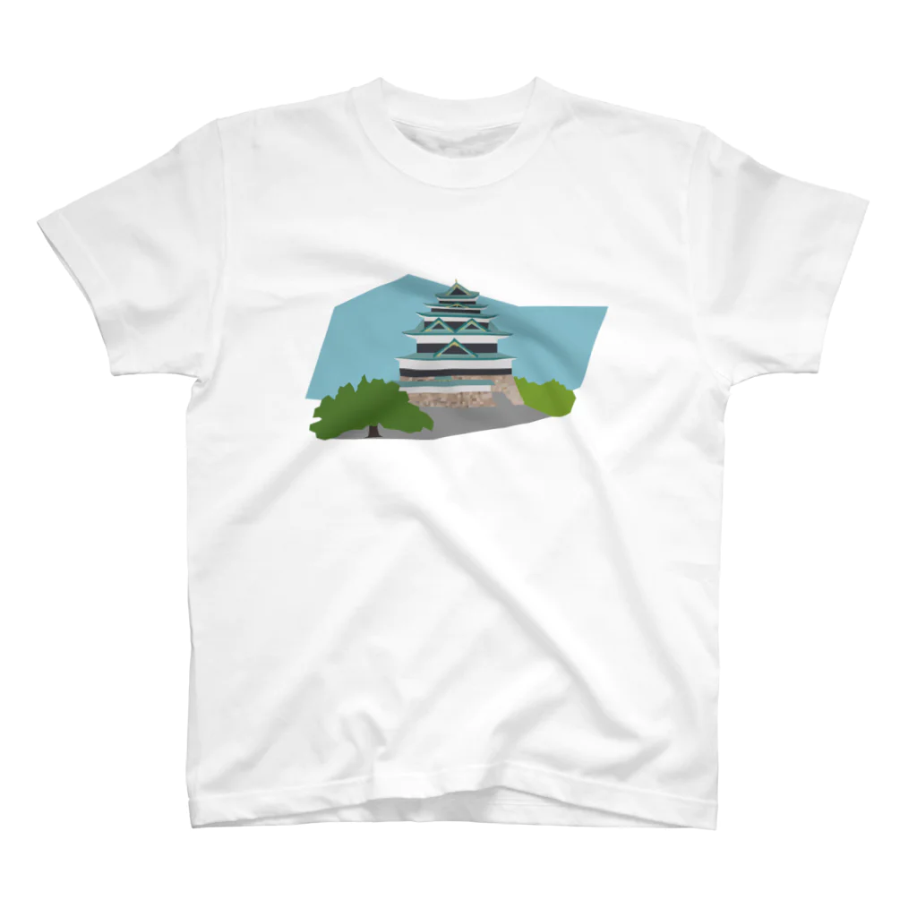momsdsnマムスデザインの江戸城 スタンダードTシャツ