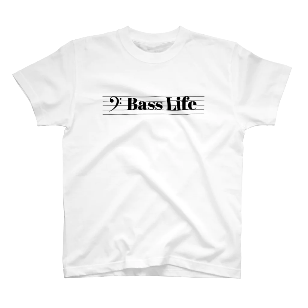 もりてつのBass Life スタンダードTシャツ