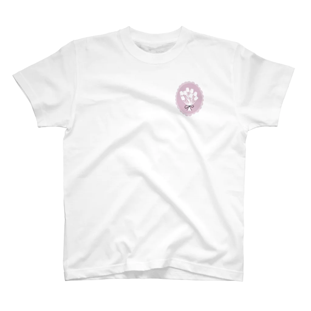 Epocherishのチューリップブーケ🌷 スタンダードTシャツ