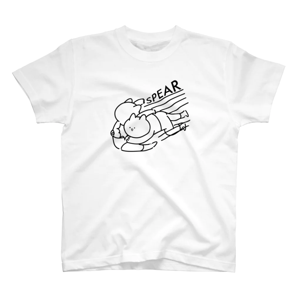 プロレスにゃんこのプロレスにゃんこ（スピアー） Regular Fit T-Shirt